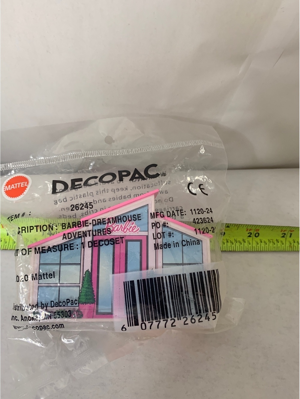 Mattel DecoPac Barbie Dreamhouse Adventures Cake Decoration Set - New in Package